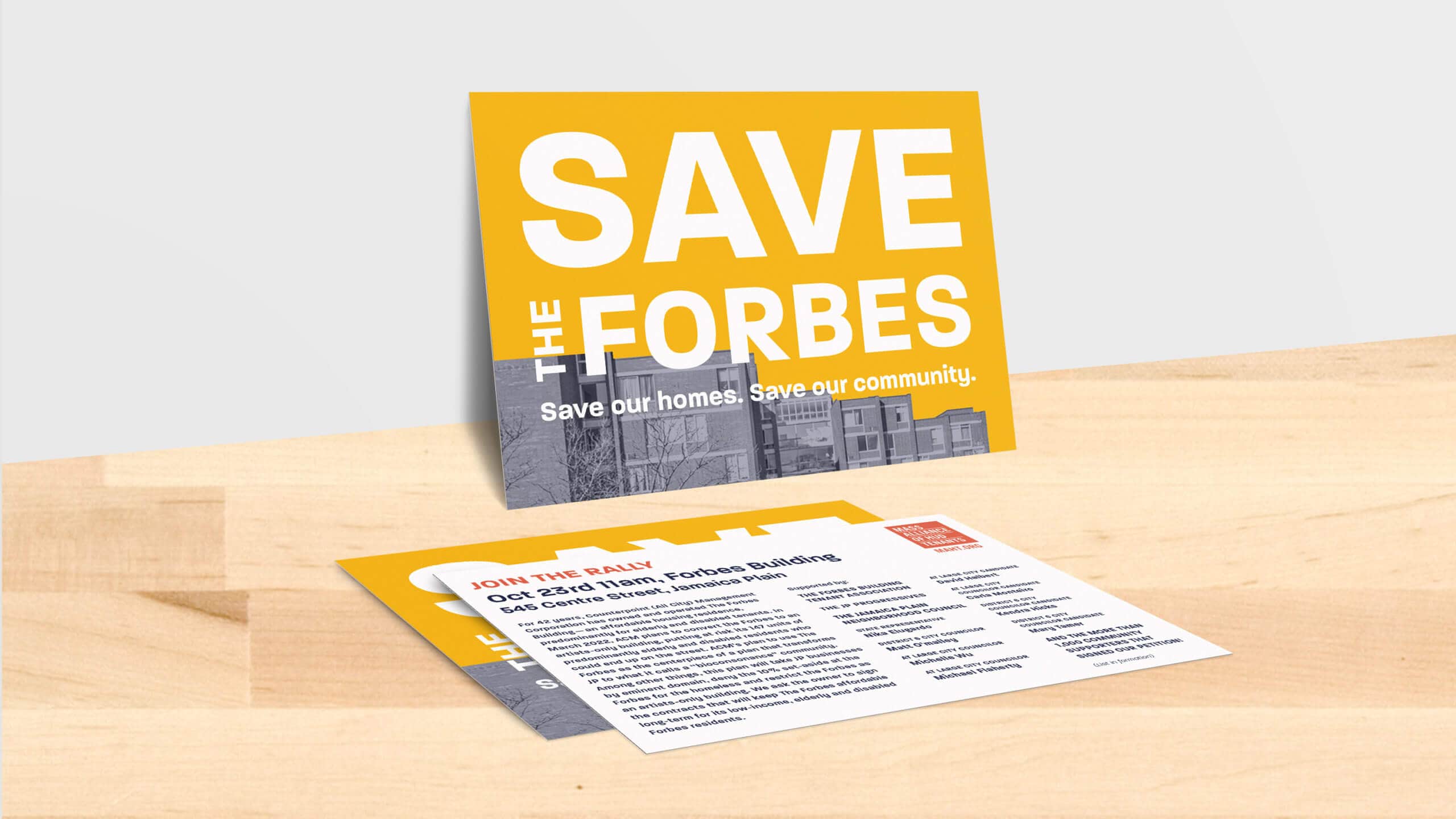 Sprout Studios design activism campaign for Save the Forbes