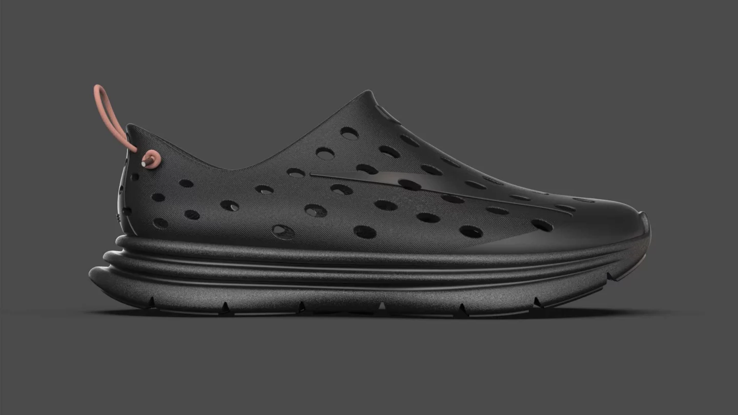 High-fidelity 3D rendering of Kane Revive shoes created for brand storytelling and eCommerce visuals by Sprout Studios