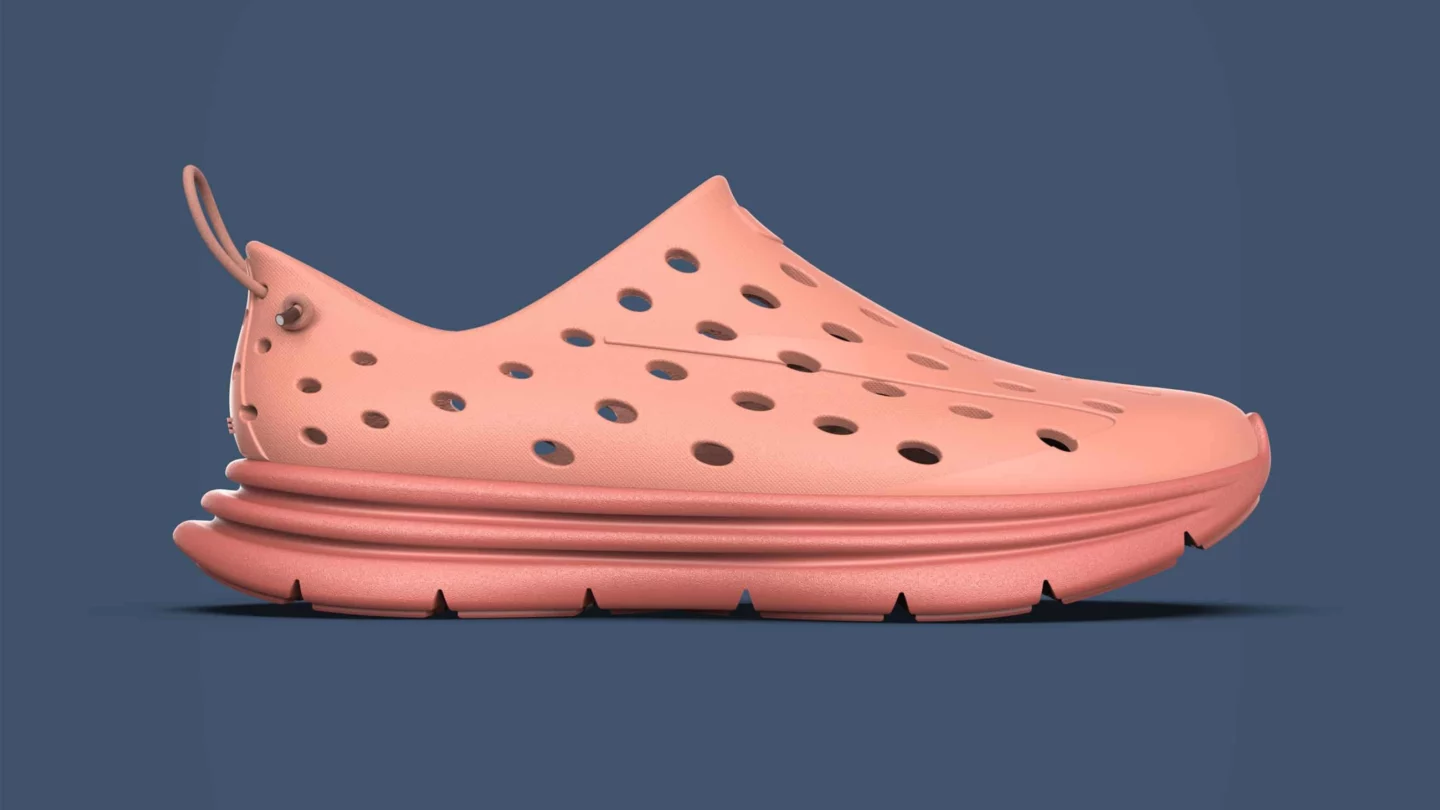 Photorealistic CGI of Kane Revive footwear developed by Sprout Studios.