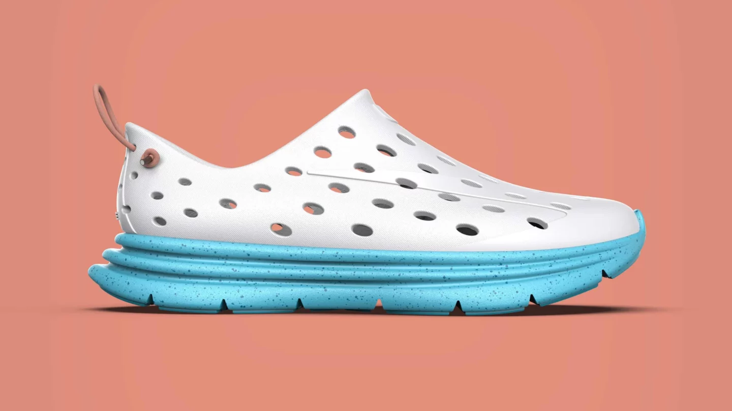 3D modeled image of Kane Revive footwear created for Kane’s launch campaign visuals by Sprout Studios.