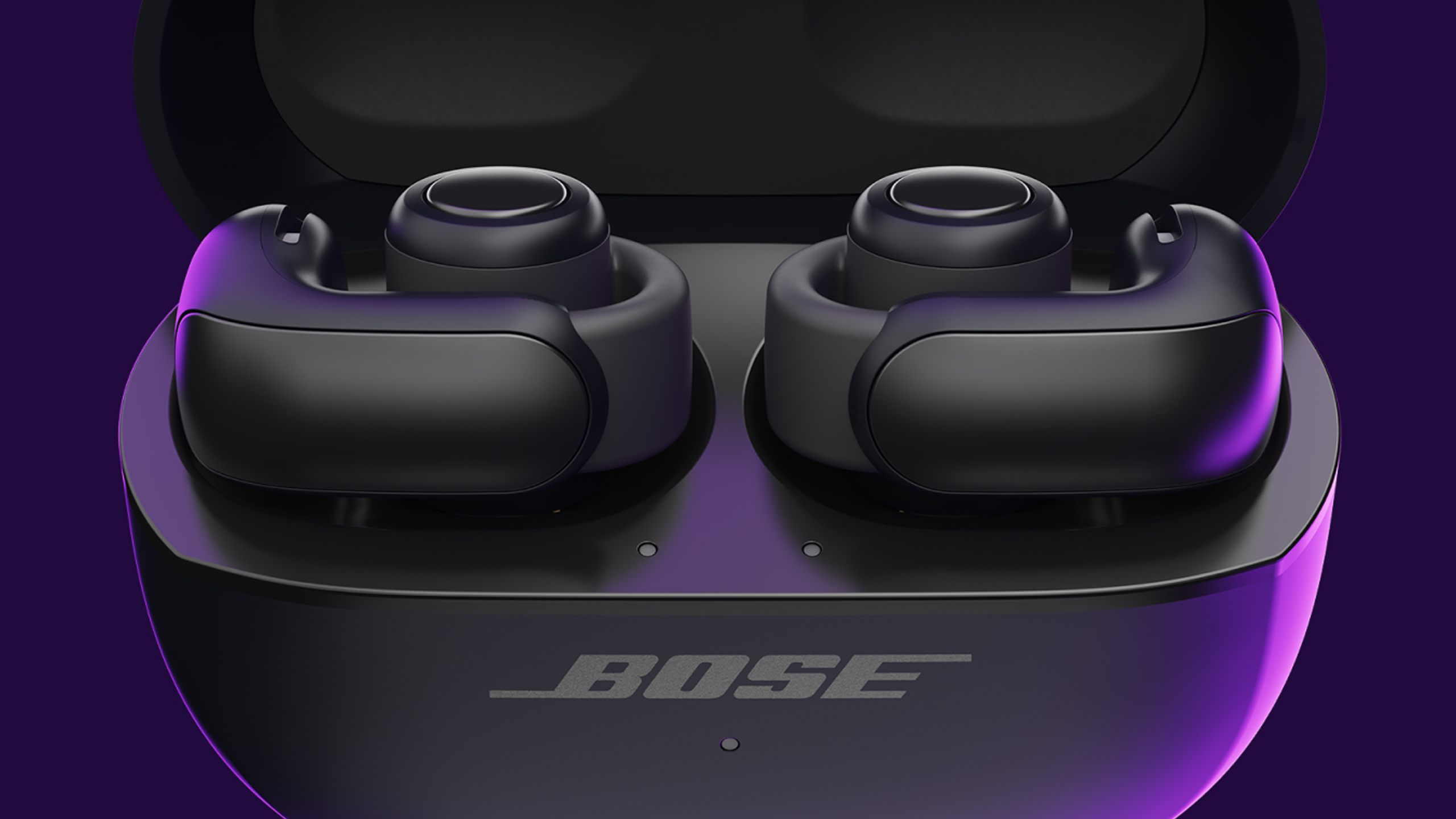3D product rendering of the Bose Ultra Open Ear Buds created by Sprout Studios 