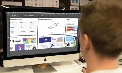 Sprout Studios team member conducting competitive analysis research