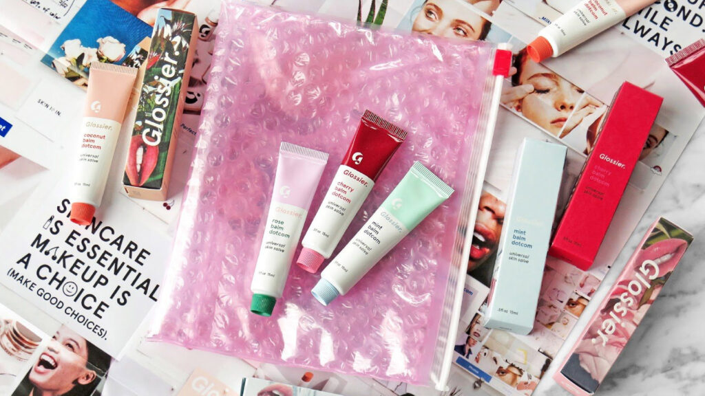 Glossier packaging